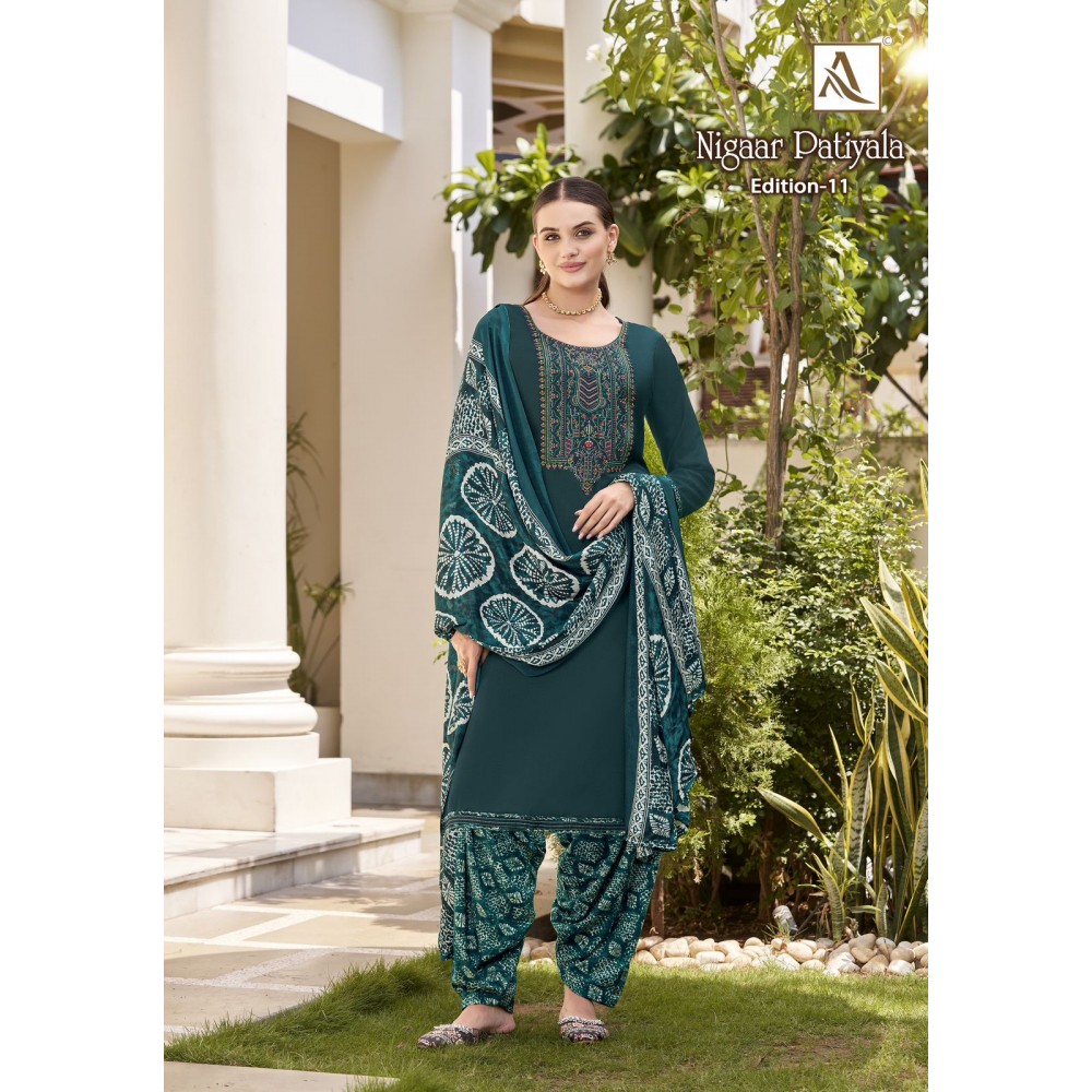 NIGAAR PATIYALA 11 ALOK SUITS