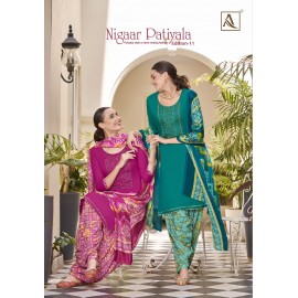 NIGAAR PATIYALA 11 ALOK SUITS