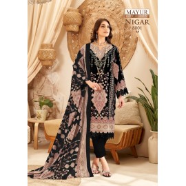 NIGAR VOL 8 MAYUR (Cotton Dupatta)