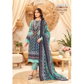 NIGAR VOL 8 MAYUR (Cotton Dupatta)