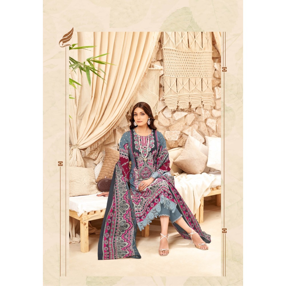 NIGAR VOL 8 MAYUR (Cotton Dupatta)