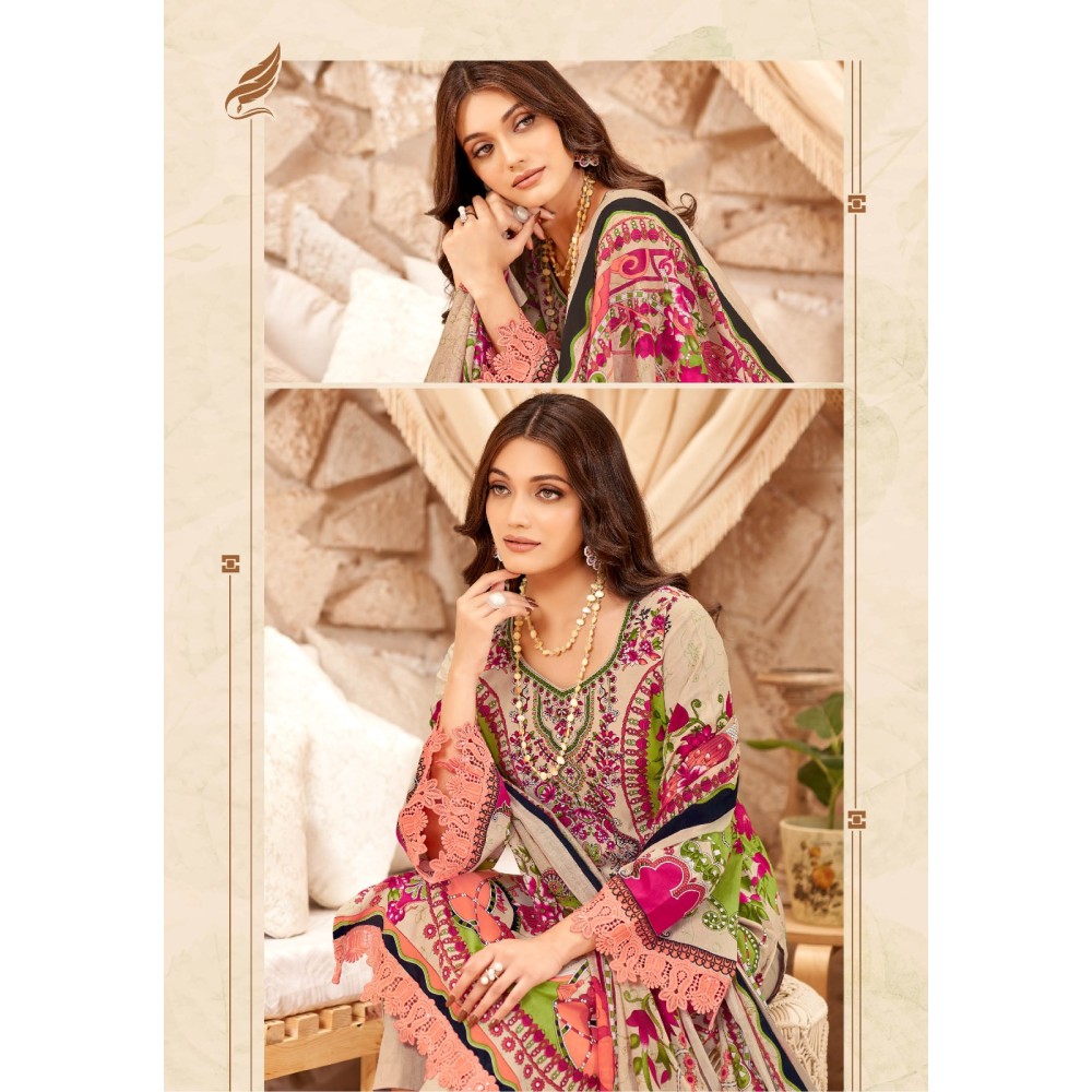 NIGAR VOL 8 MAYUR (Cotton Dupatta)