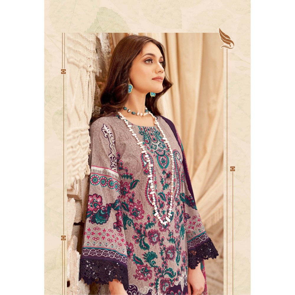 NIGAR VOL 8 MAYUR (Cotton Dupatta)