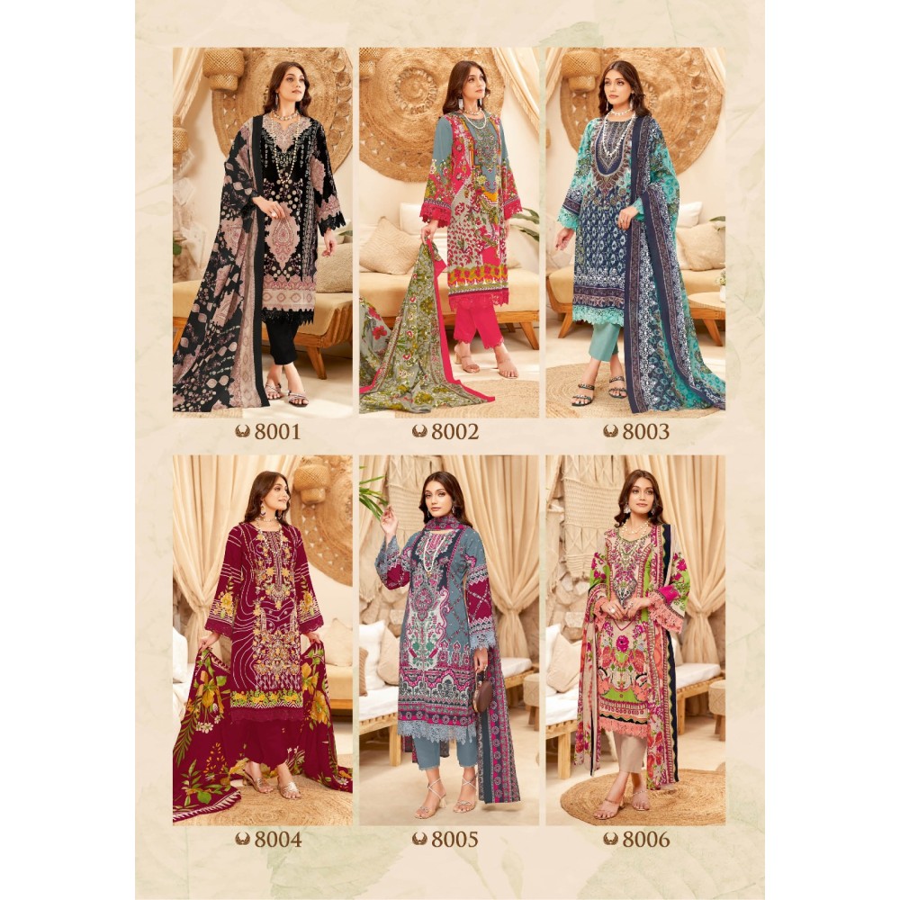 NIGAR VOL 8 MAYUR (Cotton Dupatta)