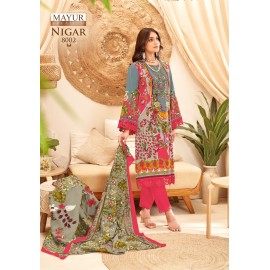 NIGAR VOL 8 MAYUR (Cotton Dupatta)