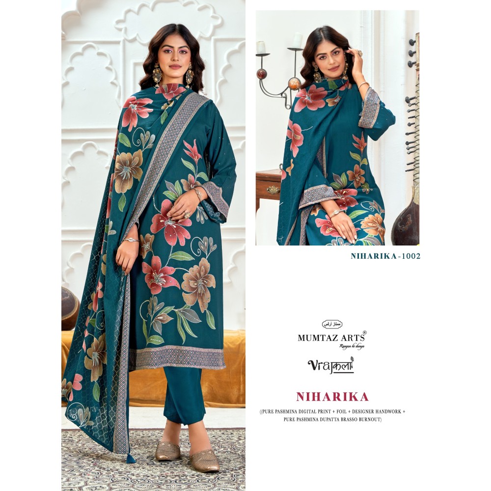 NIHARIKA VRAJKALA MUMTAZ ARTS (winter Collection)