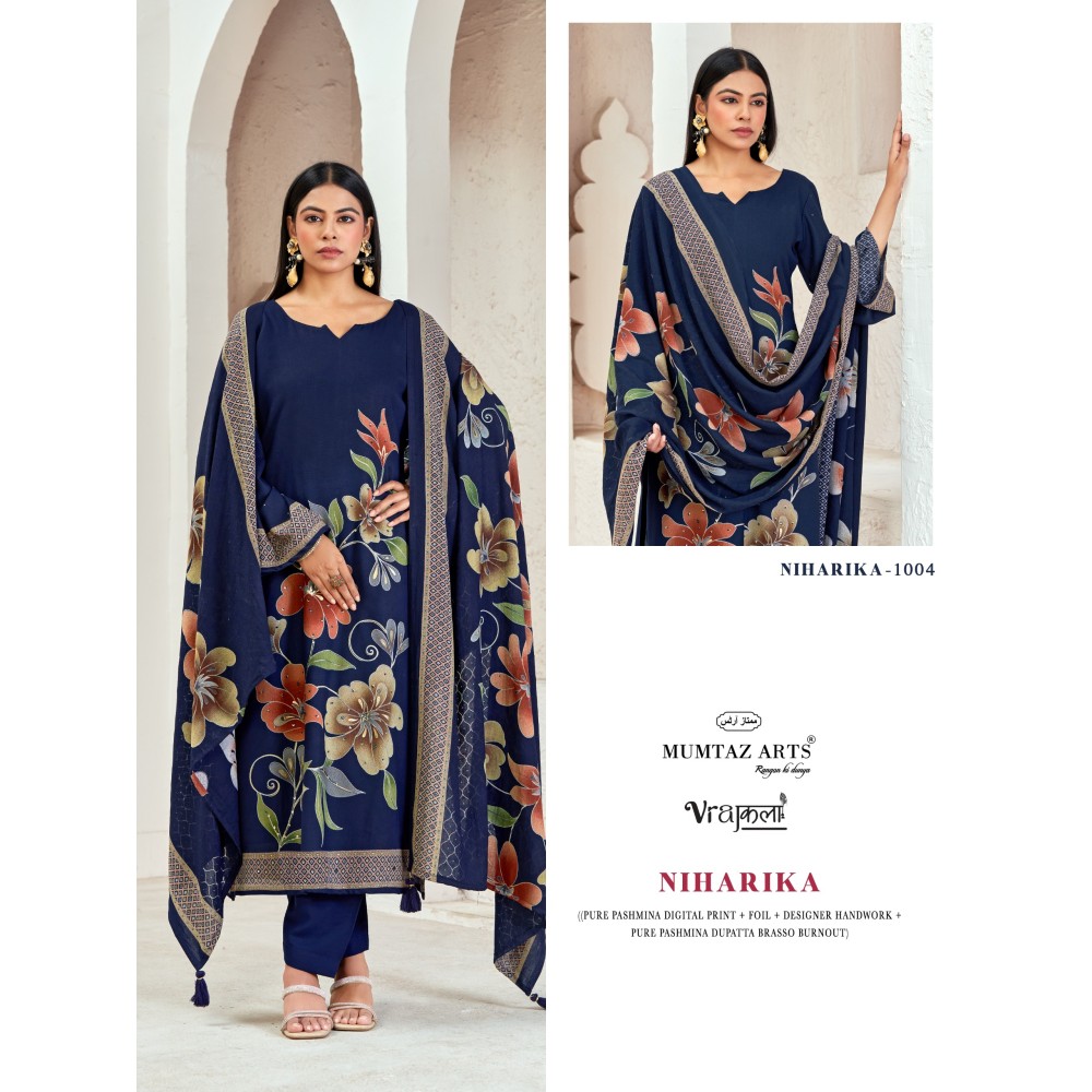 NIHARIKA VRAJKALA MUMTAZ ARTS (winter Collection)