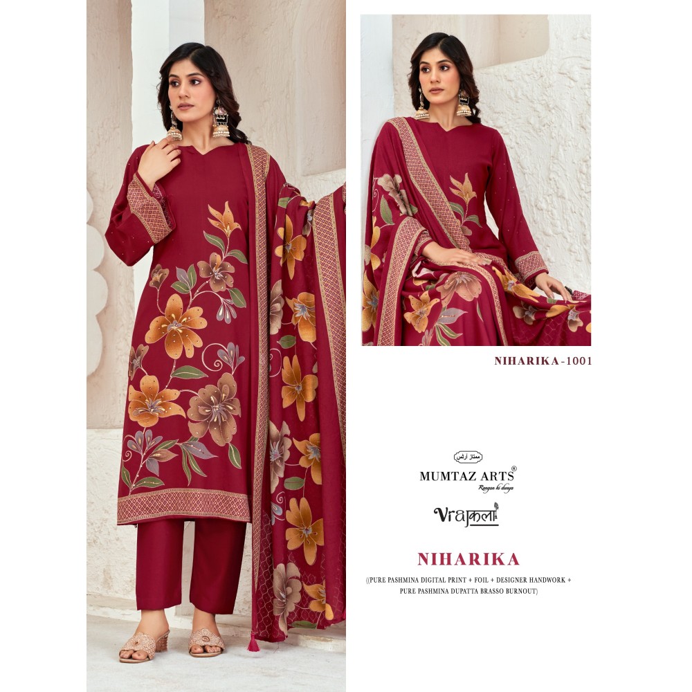 NIHARIKA VRAJKALA MUMTAZ ARTS (winter Collection)