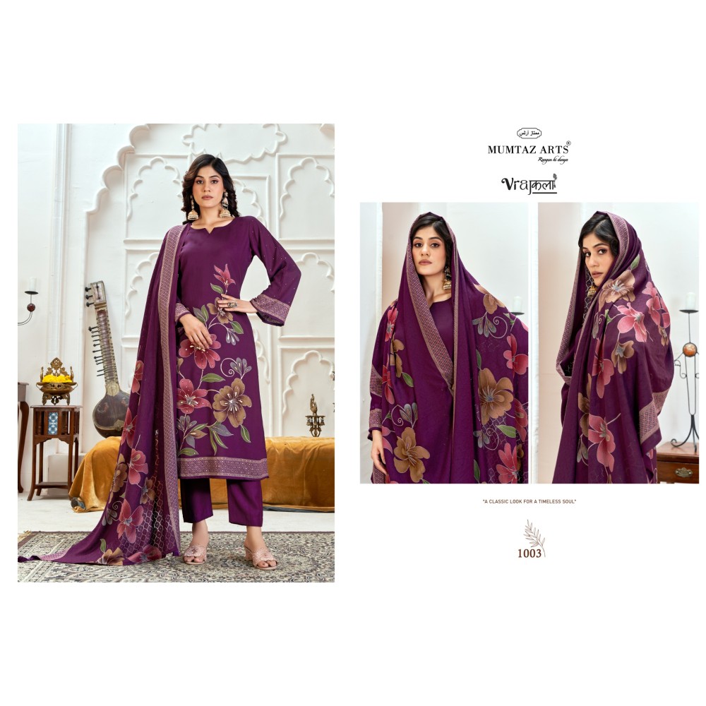 NIHARIKA VRAJKALA MUMTAZ ARTS (winter Collection)