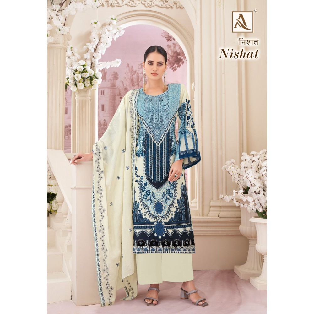 NISHAT ALOK SUITS (Cotton Dupatta)