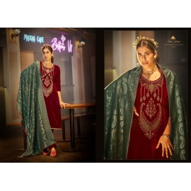 NOOR JAHAN VELVET BELLIZA (Winter Collection)