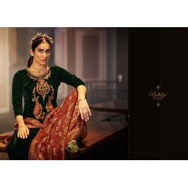 NOOR JAHAN VELVET BELLIZA (Winter Collection)