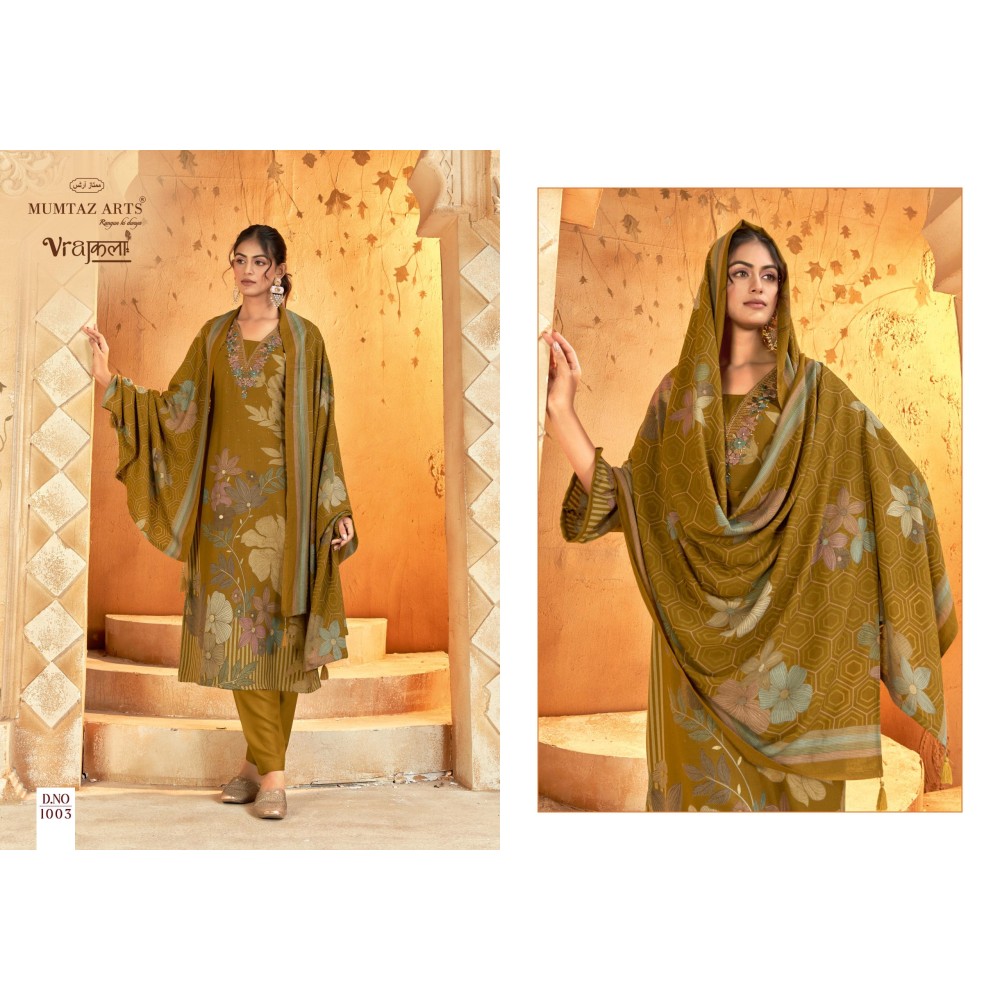 NOOR MAHAL BRASSO DUP MUMTAZ ARTS (winter Collection)