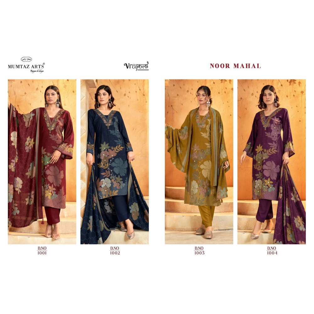 NOOR MAHAL BRASSO DUP MUMTAZ ARTS (winter Collection)