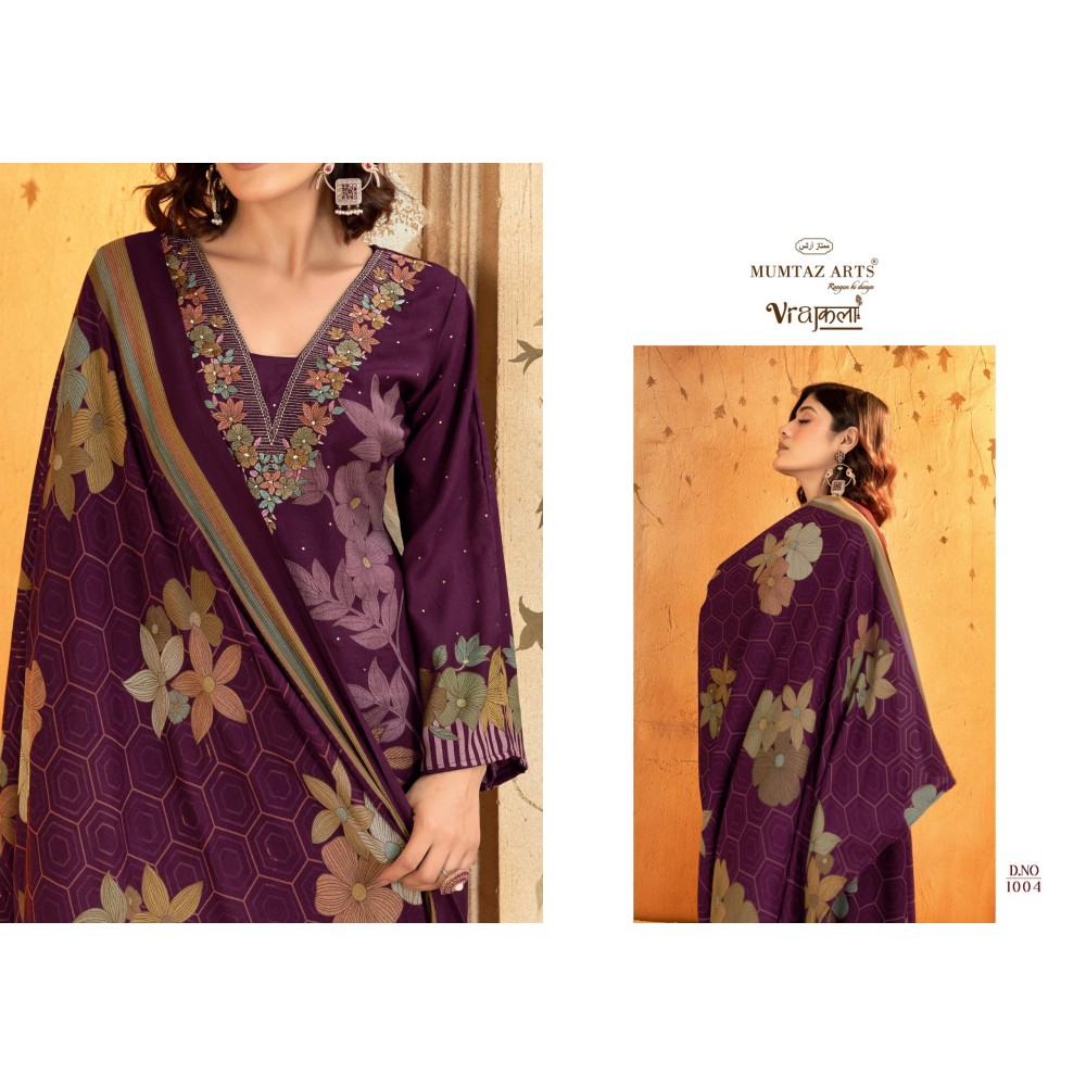 NOOR MAHAL BRASSO DUP MUMTAZ ARTS (winter Collection)