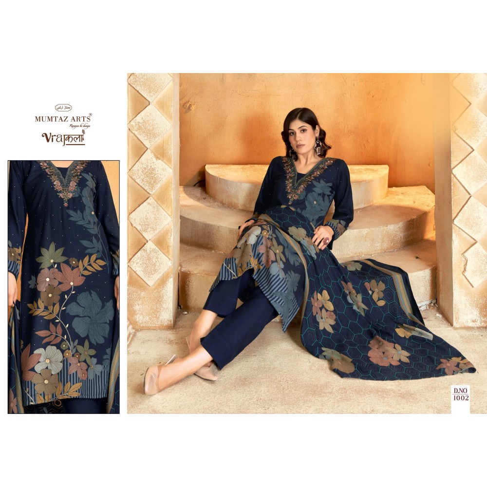 NOOR MAHAL BRASSO DUP MUMTAZ ARTS (winter Collection)