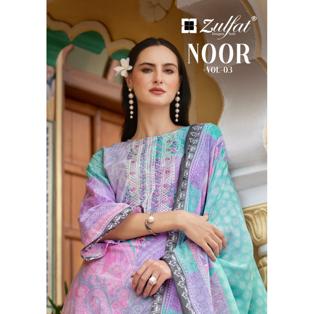 NOOR VOL 3 ZULFAT (Cotton Dupatta)