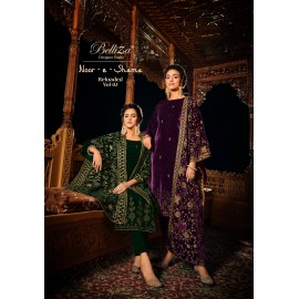 NOOR-E-SHAMA VOL 2 VELVET BELLIZA (Winter Collection)