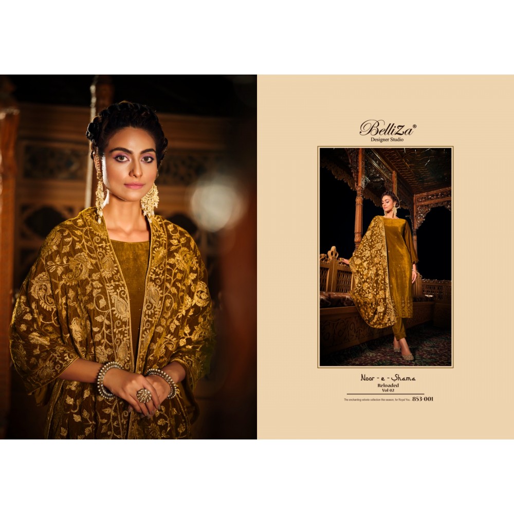 NOOR-E-SHAMA VOL 2 VELVET BELLIZA (Winter Collection)