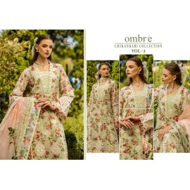 OMBRE CHIKANKARI COLLECTION VOL 2 SHREE (Chiffon Dupatta)