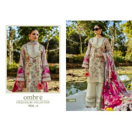 OMBRE CHIKANKARI COLLECTION VOL 2 SHREE (Chiffon Dupatta)