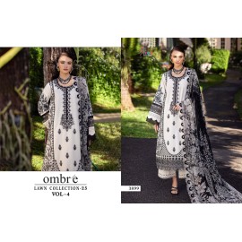 OMBRE LAWN COLLECTION 2025 VOL 4 NX SHREE (Chiffon Dupatta)