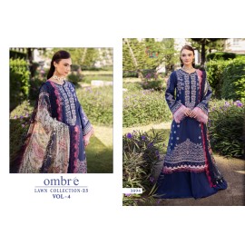 OMBRE LAWN COLLECTION 2025 VOL 4 NX SHREE (Chiffon Dupatta)