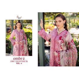 OMBRE LAWN COLLECTION 2025 VOL 4 NX SHREE (Chiffon Dupatta)