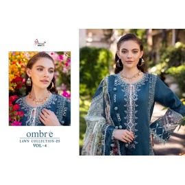 OMBRE LAWN COLLECTION 2025 VOL 4 NX SHREE (Chiffon Dupatta)