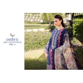 OMBRE LAWN COLLECTION 2025 VOL 4 NX SHREE (Chiffon Dupatta)
