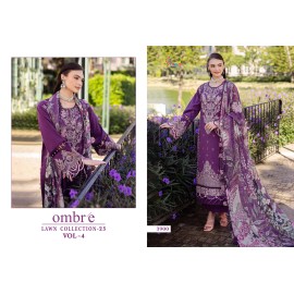 OMBRE LAWN COLLECTION 2025 VOL 4 NX SHREE (Chiffon Dupatta)