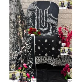 OMBRE LAWN COLLECTION 2025 VOL 4 SUPER NX SHREE (Chiffon Dupatta)