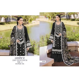 OMBRE LAWN COLLECTION 2025 VOL 4 SUPER NX SHREE (Chiffon Dupatta)