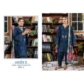 OMBRE LAWN COLLECTION VOL 5 SHREE  (Cotton Dupatta)