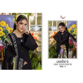 OMBRE LAWN COLLECTION VOL 5 SHREE  (Cotton Dupatta)