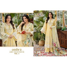 OMBRE LAWN COLLECTION VOL 5 SHREE  (Cotton Dupatta)