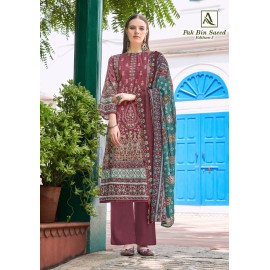 PAK BIN SAEED 3 ALOK SUITS (Cotton Dupatta)