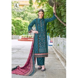 PAK BIN SAEED 3 ALOK SUITS (Cotton Dupatta)