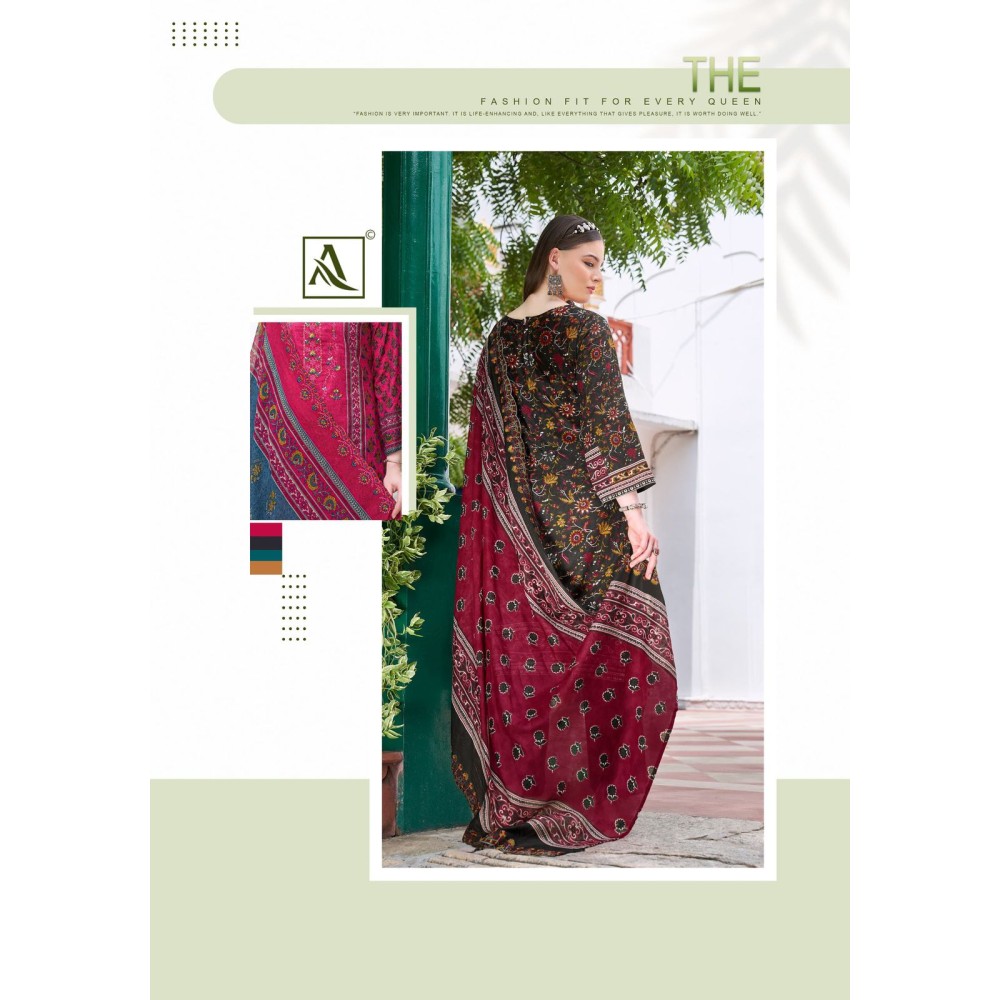 PAK BIN SAEED 3 ALOK SUITS (Cotton Dupatta)