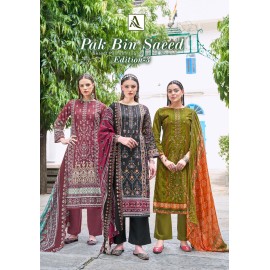 PAK BIN SAEED 3 ALOK SUITS (Cotton Dupatta)