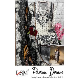 PARIAN DREAM HEAVY LUXURY LAWN COLLECTION VOL 13 (Cotton Dupatta)