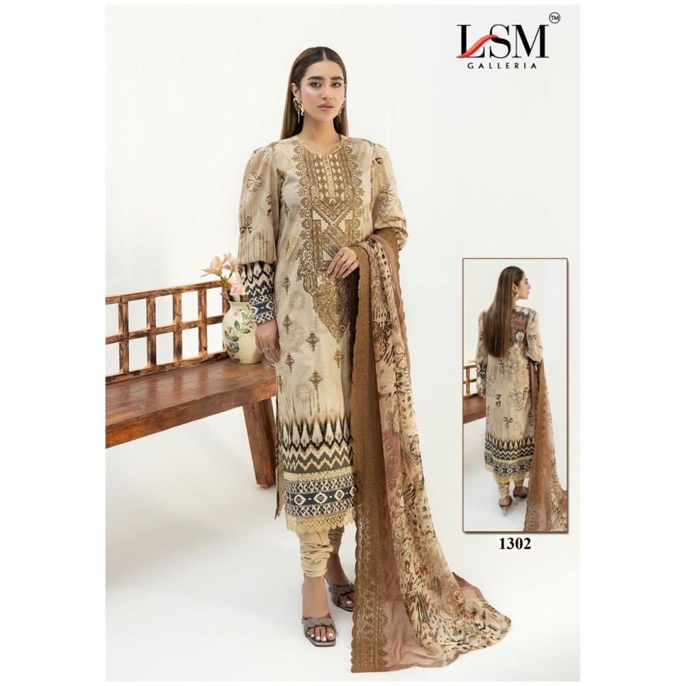 PARIAN DREAM HEAVY LUXURY LAWN COLLECTION VOL 13 (Cotton Dupatta)
