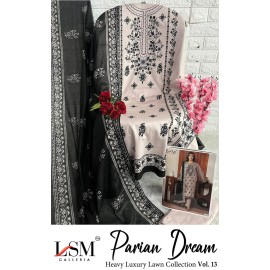 PARIAN DREAM HEAVY LUXURY LAWN COLLECTION VOL 13 (Cotton Dupatta)