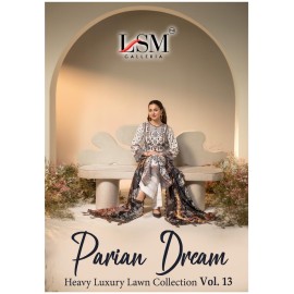 PARIAN DREAM HEAVY LUXURY LAWN COLLECTION VOL 13 (Cotton Dupatta)