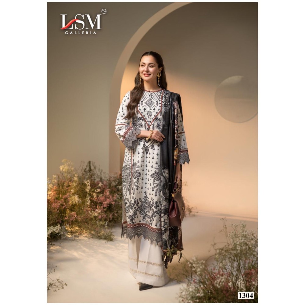 PARIAN DREAM HEAVY LUXURY LAWN COLLECTION VOL 13 (Cotton Dupatta)