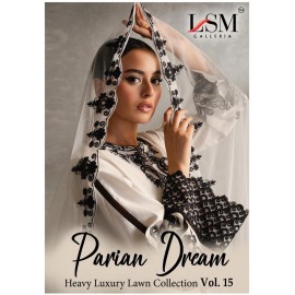 PARIAN DREAM HEAVY LUXURY LAWN COLLECTION VOL 15 (Cotton Dupatta)
