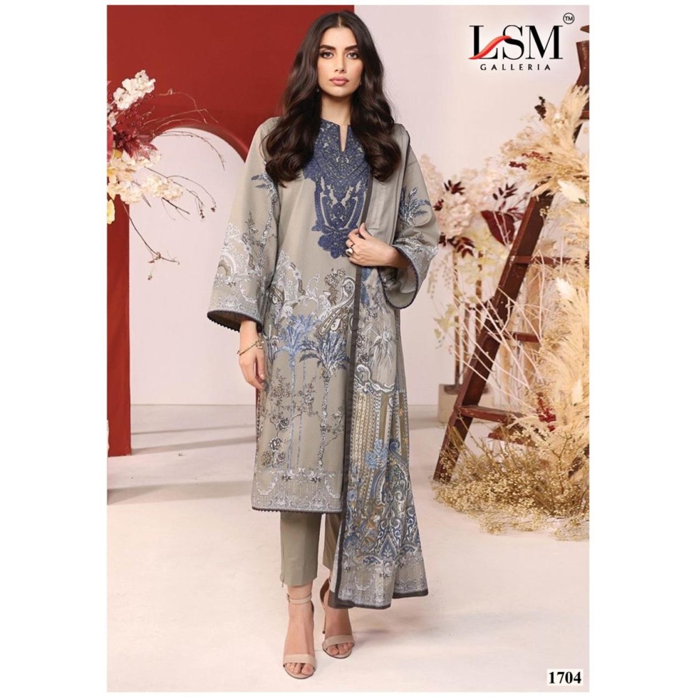 PARIAN DREAM HEAVY LUXURY LAWN COLLECTION VOL 17 (cotton dupatta)
