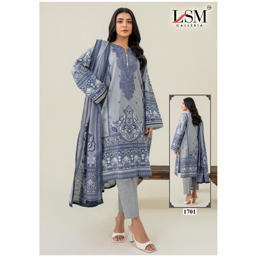 PARIAN DREAM HEAVY LUXURY LAWN COLLECTION VOL 17 (cotton dupatta)