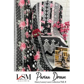 PARIAN DREAM HEAVY LUXURY LAWN COLLECTION VOL 8 (Cotton Dupatta)