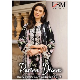 PARIAN DREAM HEAVY LUXURY LAWN COLLECTION VOL 8 (Cotton Dupatta)